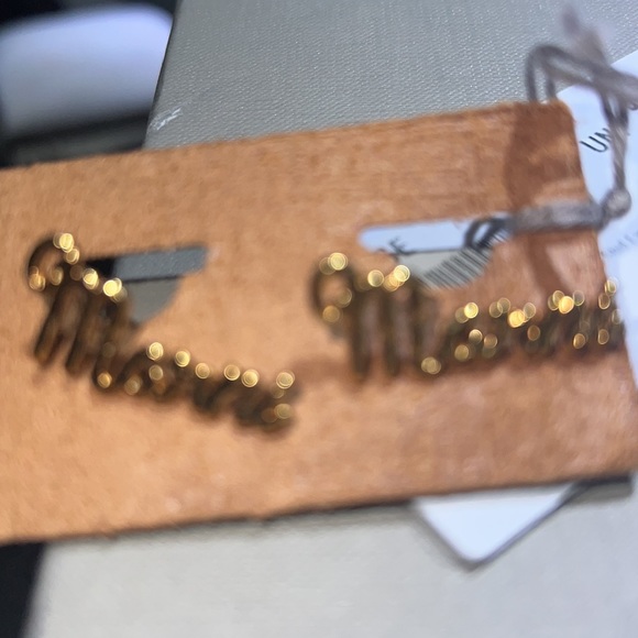 Marni cursive logo stud earrings - Picture 4 of 4